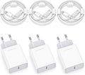 20W USB-C Fast Charger 2-Pack, 5.5 x 2.7 x 1.6 inches, Compatible with iPhone