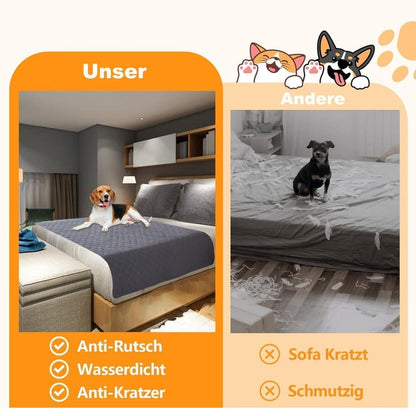 Waterproof Leakproof Double-Sided Dog Blanket Furniture Protector for Pets, 170x200cm