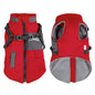 Winter Dog Vest Warm Soft Stand Collar Windproof Waterproof, Multiple Colors, S M L XL, Red