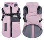 1 Dog Vest Warm Soft Winter Jacket, Wind and Waterproof, Multiple Colors, with Stand Collar, for Small Medium Large Dogs, S, Pink