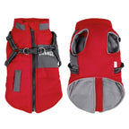 1 Warm Soft Winter Dog Vest with Stand Collar, Wind and Waterproof, Multiple Colors, S M L XL, Red