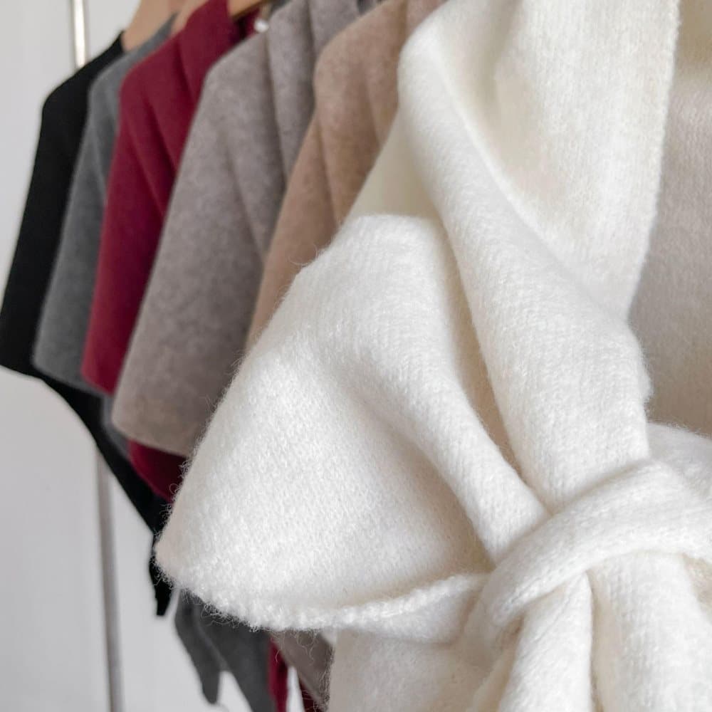 Women's Faux Cashmere Shawl Scarf Warm Extra-Long Triangular Wrap, 180 x 70 cm, Light Brown