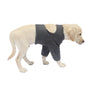 3XL Dog Elbow Protection, Dark Gray, Breathable Elastic Post-Surgery Foreleg Cover to Prevent Licking and Biting