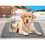 Cooling Mat for Dogs and Cats, 70x55cm, Dark Gray, Breathable, Multiple Colors Available