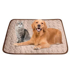 Cooling Mat for Dogs and Cats, 70×55cm, Light Brown, Breathable, Multiple Colors Available