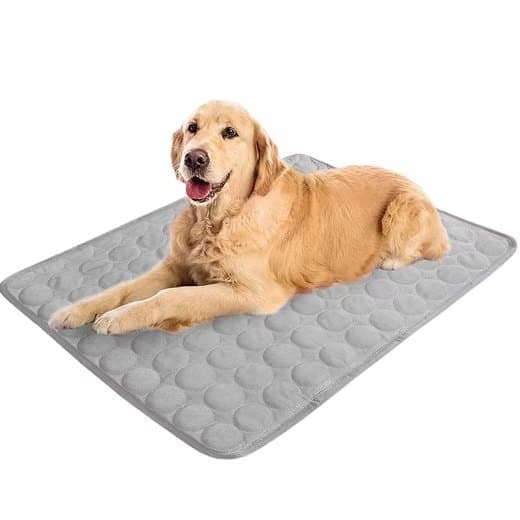 Cooling Mat for Dogs and Cats, 50x40cm, Breathable, Multiple Colors Available, Gray