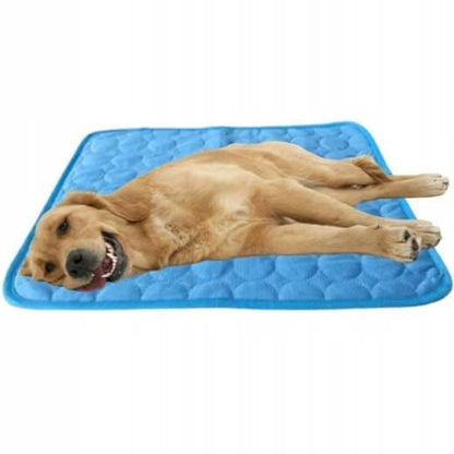 Cooling Mat for Dogs and Cats, 100×70cm XL, Blue, Breathable, Several Colors Available