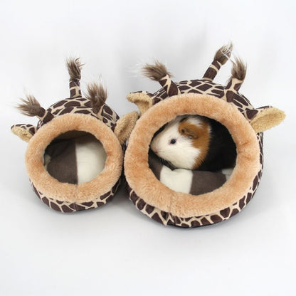 Pet Bed (Plush/PP Cotton) Size: 230mm Color: Green for Rabbits/Guinea Pigs (1pc)
