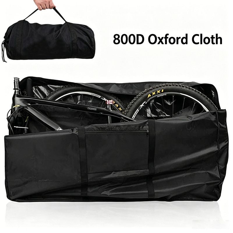 800D Oxford Cloth Bicycle Bag, Mountain Bike & Road Bike Storage Bag(Non-folded: 140cm (L) * 28cm (W) * 80cm (H))