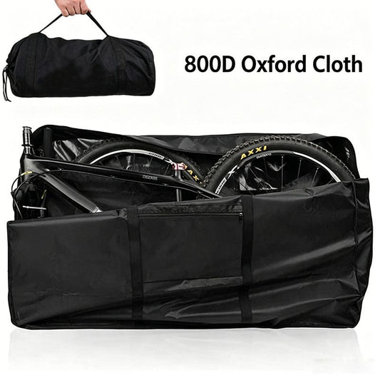 800D Oxford Cloth Bicycle Bag, Mountain Bike & Road Bike Storage Bag(26-29 inch non-folding model: 130*28*82CM)