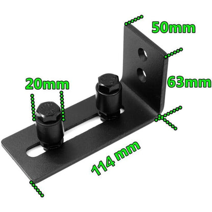 Sliding Door Floor Guide, Adjustable Carbon Steel Barn Door Floor Track