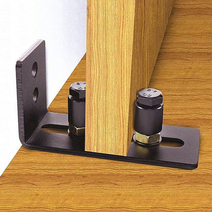 Sliding Door Floor Guide, Adjustable Carbon Steel Barn Door Floor Track