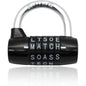 Combination Padlock, Waterproof Rustproof Code Lock, 5 Letter Padlock