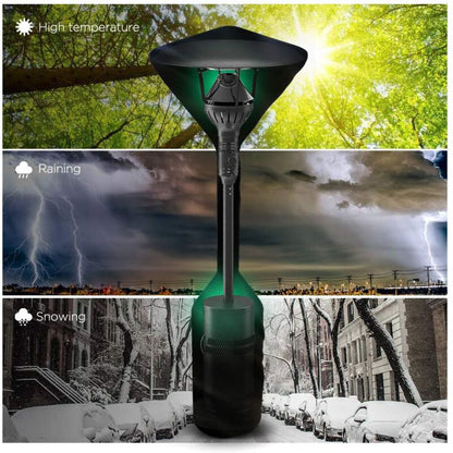 Gas Patio Heater Cover, Water Resistant Parasol Heater Cover, Black, 241 x 86 x 47 cm