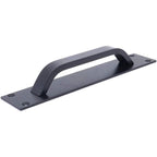 2 Pack Sliding Door Handle, Aluminum Alloy Cabinet and Cupboard Handle, Black, 20 x 4 cm