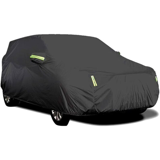 Outdoor Car Cover, Breathable Anti UV Dust and Snow Resistant, Black, 4.8 x 1.8 x 1.5 m