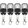 4 Pack Universal Electric Garage Door Remote Control, 433 MHz