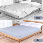 4-Pack Grey Fitted Sheet Clips, Non-Slip Mattress Corner Fasteners for Single and Double Beds