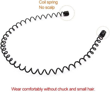 2x Wave Tiara Sport II Headband I Hairband I Unisex I Metal I Black