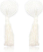 Nipple tassels - White Heart