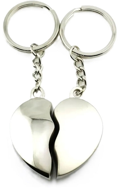 Heart and Arrow Keychain 2-piece I Love You I Couple Keychain I Two-piece Heart Keychain
