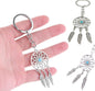 Dreamcatcher Keychain | Dream Catcher Keychain | Lucky Charm | Silver