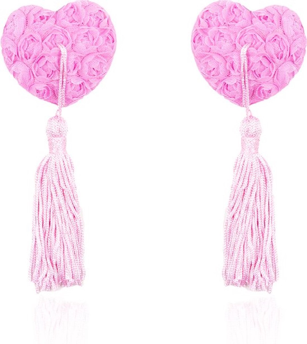 Luxury Nipple Tassels | Nipple Tassel | Nipple Stickers | Niple Cover | Self-Adhesive Heart-Shaped Hearts | 2 Piece | Pink