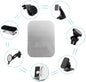 2x Metal Square Plate for Phone | Self-Adhesive Magnetic | Phone Holder | Phone Sticker | Metal Phone Plate | Round | Silver
