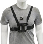 Chest Strap for Camera/Phone – First Perspective, Outdoor/Cycling