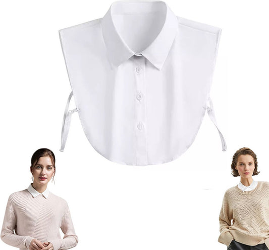 Women's Blouse Collar Detachable Collar White Collar - Detachable Collar - Blouse Collar - Adjustable Pointed Collar - Removable - Collar - Shirt Replacement - Blouse