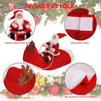 Dog Costume Christmas - Christmas Clothing For Dog/Cat - Christmas Outfit For Puppies - Hooded Dog Christmas Suit - Dog Christmas Clothing - Funny Dog Christmas Costume - Size XXL - Dog Fancy Dress Costumes - Dog Clothing - Pet Christmas Costume - Christm