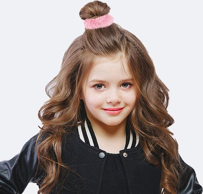 Scrunchie - 2 Pieces - Hair Accessories - Hair Twist - Hair Elastic - Crunchie - Hair Donut - Hair Elastic Hair Accessory - Satin Scrunchie - Hair Accessories Styling - Hair Bun Accessories - For Women And Children - Ladies And Girls - Pink
