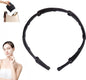 Headband - Tiara - Foldable and Scalable - Women's Headbands - Foldable Tiara - Foldable Headband - Black - Women - Teens - Girls - Lightweight - Running - Athletic - Gym - Dance - Yoga - Hair Accessories