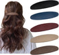 Hairpin - 5 Pieces - Women's Hair Clips - Hair Accessory - Hairdresser Hair Clips - Hair Clip - Curved Flat Clips - Thin, Large & Classic Snap Hair Clips - Flat Claw Clip for Women - French Hair Clips - Fine & Medium Thick Hair Clips