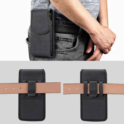 1 piece - 16.3*1.8*8.3 cm - Phone Bag - Phone Holster Bag - Waist Bag - Phone Holder for Belt Clip - Vertical Clip Holster - Men's Belt Phone Holder - Belt Clip - for 6.2-6.5 inch mobile phones - black