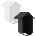 2 pieces - Camera silicone protective cover - Surveillance camera protective cover - suitable for EufyCam 2C - Protection - Weatherproof silicone housing - Soft - Black + White