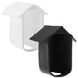2 pieces - Camera silicone protective cover - Surveillance camera protective cover - suitable for EufyCam 2C - Protection - Weatherproof silicone housing - Soft - Black + White