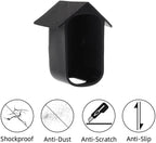 2 pieces - Camera silicone protective cover - Surveillance camera protective cover - suitable for EufyCam 2C - Protection - Weatherproof silicone housing - Soft - Black + White