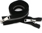 Zipper - Pack of 2 - Two-way zipper - Double slider - Divisible - Silver teeth - Black, silver - No. 5 70 cm - For jackets and coats
