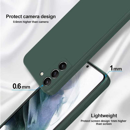 Compatible with Samsung S23 Case Samsung Green Matte Rubberized Camera Protection Liquid