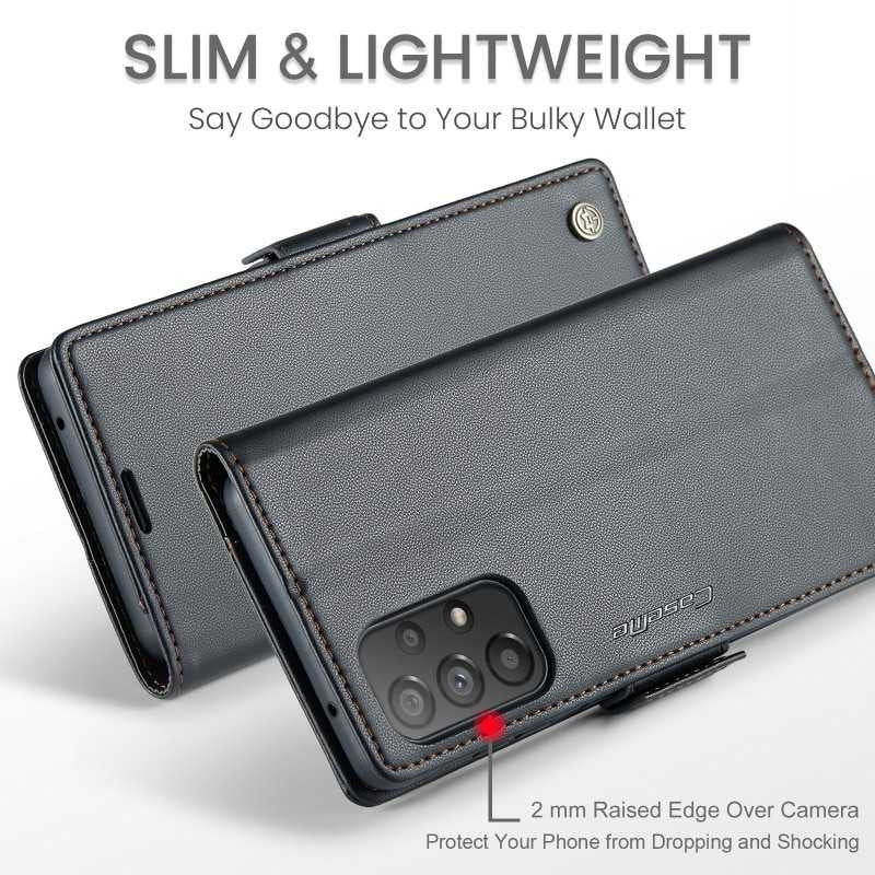 Compatible with Samsung A53 5G Case CaseMe Skin Pro Protective Cover Black