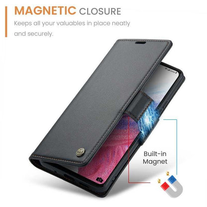 Compatible with Samsung A53 5G Case CaseMe Skin Pro Protective Cover Black