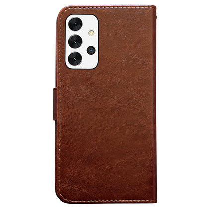 Compatible with Samsung Galaxy A32 5G Leather Case Black Protective Cover