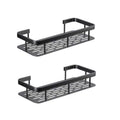 2pcs Wall Mount Corner Shelf for Bathroom Compatible with Braun Shower Storage Bracket Toilet Makeup Organization