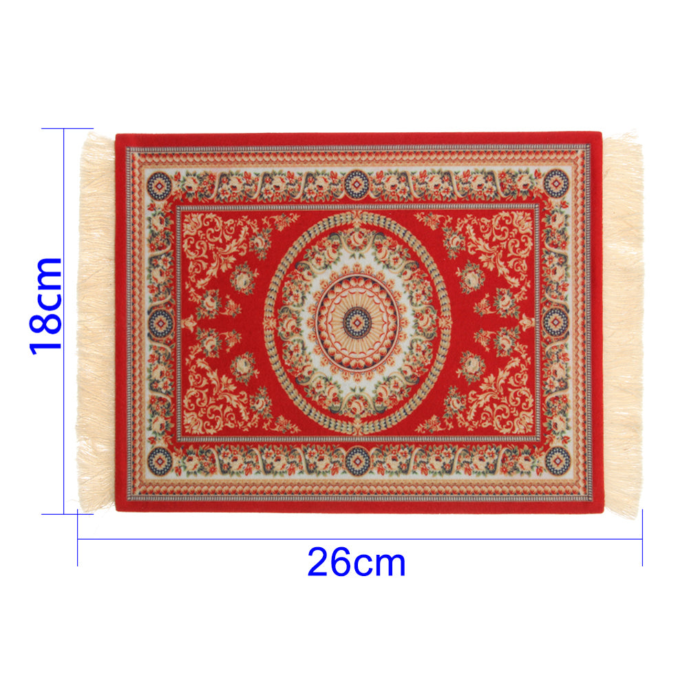 Carpet Mouse Pad Oriental Persian Carpet Computer Mouse Pad for Table Decoration