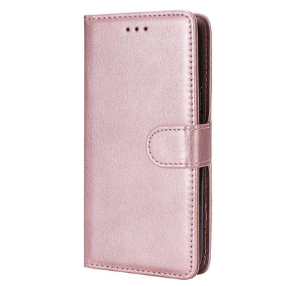 Compatible with Samsung S22 Magnetic 2-in-1 Phone Case Wallet Pink Pink Gold
