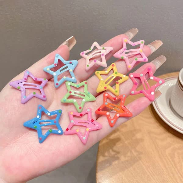Star Hairpins for Hair, 7-Pack