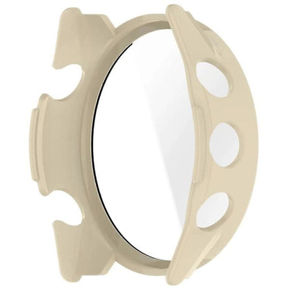 Garmin Forerunner 970 Watch Case Compatible with Tempered Glass Screen Protector Frame Protection White