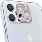 Diamond Camera Lens Cover Compatible with iPhone 12 Pro Max Protective Sticker Rose Gold