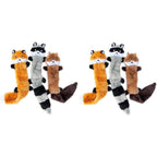 Dog Toys with Squeak and Rattles 3-Pack Plush Chew Toys for Large Medium Dogs